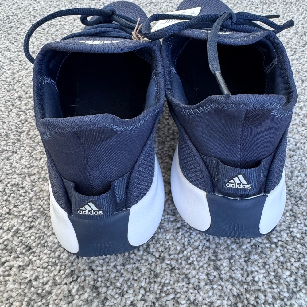adidas Women's Navy and White Athletic Running Shoes - Picture 4 of 5